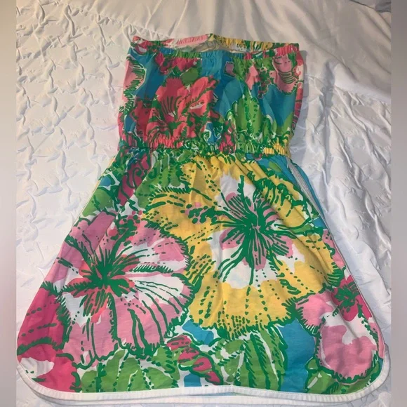 Lilly Pulitzer skirt romper with shorts and pockets size xs - Picture 5 of 5